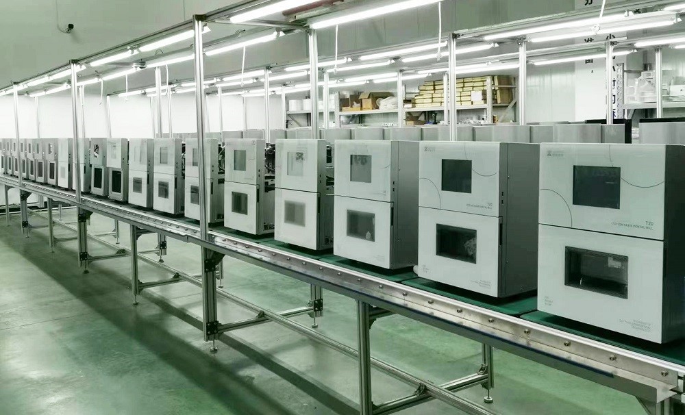 Dental equipment wet milling machine chairside 5 axis cnc wet cad cam milling machine factory 1 Dental equipment wet milling machine chairside 5 axis cnc wet cad cam milling machine factory 1